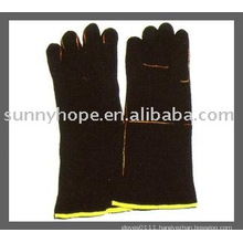 Sunnyhope leather welding working glove,welder glove